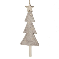 Hanging Fabric Trees  with Star  Christmas Decoration 