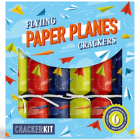 Paper Plane Crackers 6pk