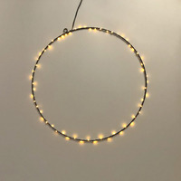 LED Hanging Starburst Ring -Dual Colour 50cm