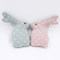 Hanging Fabric Easter Rabbits