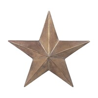 Gold Metal Star 31 x 6 cm