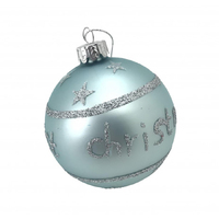 Baby's First Christmas Ball Blue