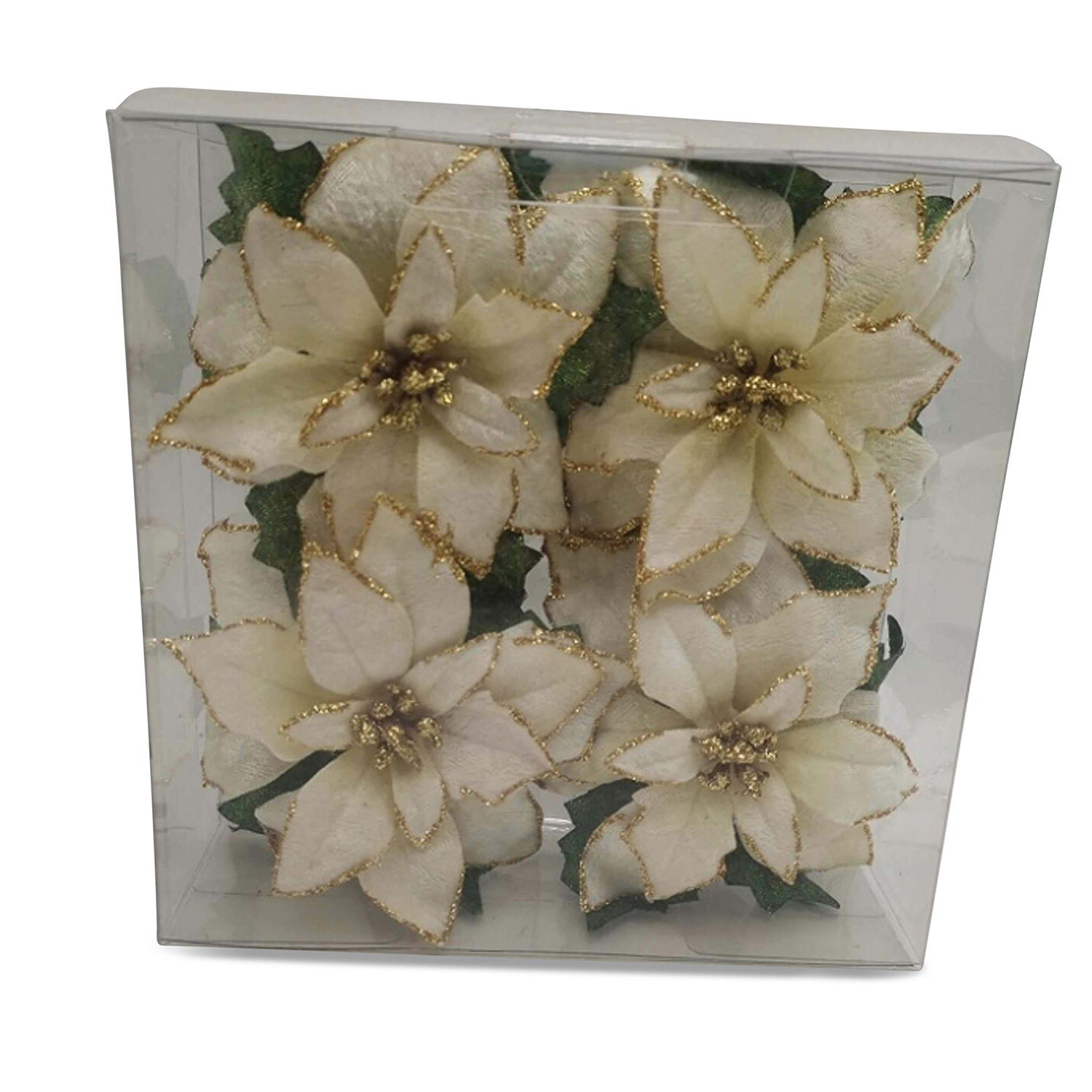 Poinsettia napkin store rings