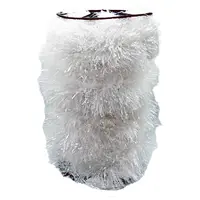 White Snow Bulk Christmas Tinsel 12cm x 20m