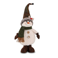 Standing  Fabric Snowman 45cm