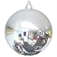 Large Silver 20cm Bauble