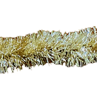 Champagne Gold Fine Strand Tinsel 9cm x 200cm