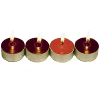 Set of 4 Mini Advent Tea Light Candles 