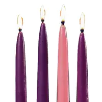 Set of 4 Advent Taper Candles 26cm