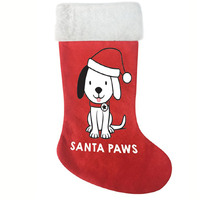 Santa Paws Dog Stocking  400 x 200 mm