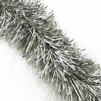 Silver 8cm Tinsel