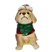 Christmas Dog Golden Retriever Hanging Decoration