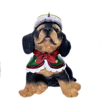 Christmas Dog Spaniel Hanging Decoration