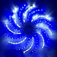 LED Spinner 50cm Blue and White