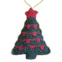 Beaded Tree  Hanging Decoration  12cm