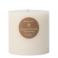 Vanilla Nutmeg Scented Soy Candle 4x4