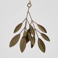 Olive Spray Hanging Christmas Ornament 20x17cm