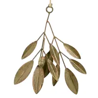 Olive Spray Hanging Christmas Ornament 20x17cm