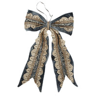 Arteur Embellished Blue Hanging Ribbon