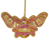 Sequin Queen Bee  Hanging Christmas  Decoration