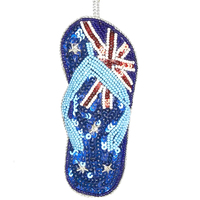 Sequin Thong Hanging Christmas Decoration