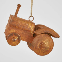 Maleny Rustic Tractor Hanging  Christmas Decoration