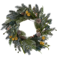 Billy Button Luxe Christmas Wreath 60cm