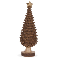 Natural  Timber Look Pinecone Christmas Tree