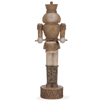 Natural Look Christmas Nutcracker with Drum  37 cm