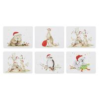 Bush Buddies  Australian Christmas Placemats 6pk