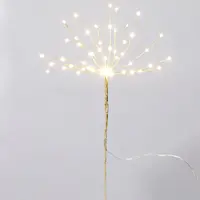 Micro LED Gold Twig Firework LED Light - Battery Powered