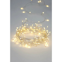 Silver 80LED Cluster Light Chain