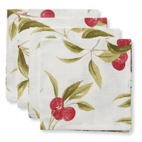 Cherry Festive Napkins 45 x 45cm 4pk