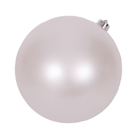 White  Pearl  20 cm Hanging Christmas Bauble