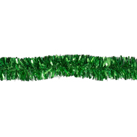 Green Mixed Strand Christmas Tinsel 2.0m