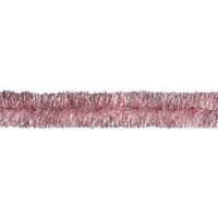 Pastel Pink Christmas Tinsel 2.0m