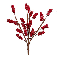 Red Berry Pick Small10cm 3pc