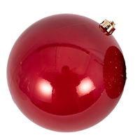 Red Gloss Christmas  Bauble 20cm