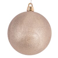 Champagne Textured  Christmas  Bauble 30cm