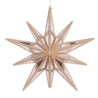 Celestial Champagne Star Mirror Hanging Ornament