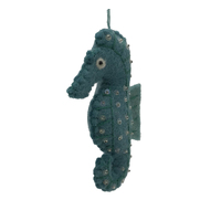 Felt Seahorse Decoration 12cm