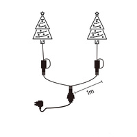 Christmas Tree Light Splitter - Clear