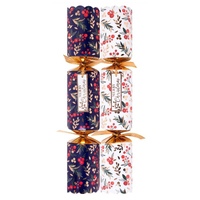 Navy Foliage 36 Catering Christmas Crackers