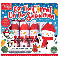 Pin the Carrot Christmas Crackers  6pk