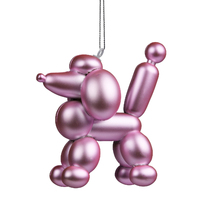 Pink  Balloon Poodle Christmas Decoration