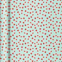 Wrapping Paper Pale Blue with Santa 5m x 35cm