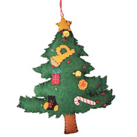 Felt Christmas Tree with Musical Instrument Hanging Christmas Decoration