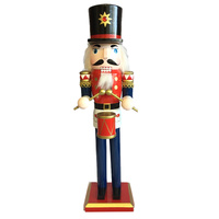 Blue Christmas Nutcracker 38cm