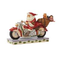 Jim Shore Heartwood Creek Cruisin Towards Christmas 13cm