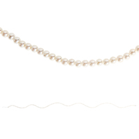 Champagne Wishes Wired Pearl Christmas Garland 1.8m